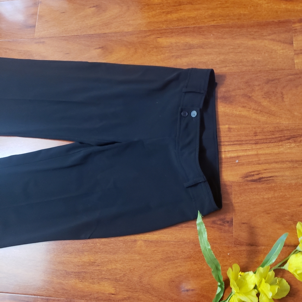 Just In: Black Chic Career Flare Pants - Picture 5 of 7
